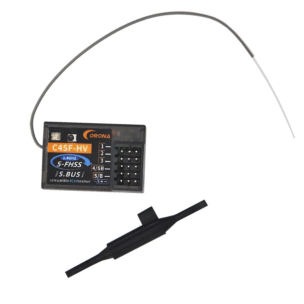 Corona RC C4SF-HV 2.4GHz Futaba FHSS/S-FHSS Compatible Receiver SBUS For 3PL, 3PRKA, 4PLS, 4PX, 4GRS 4PM