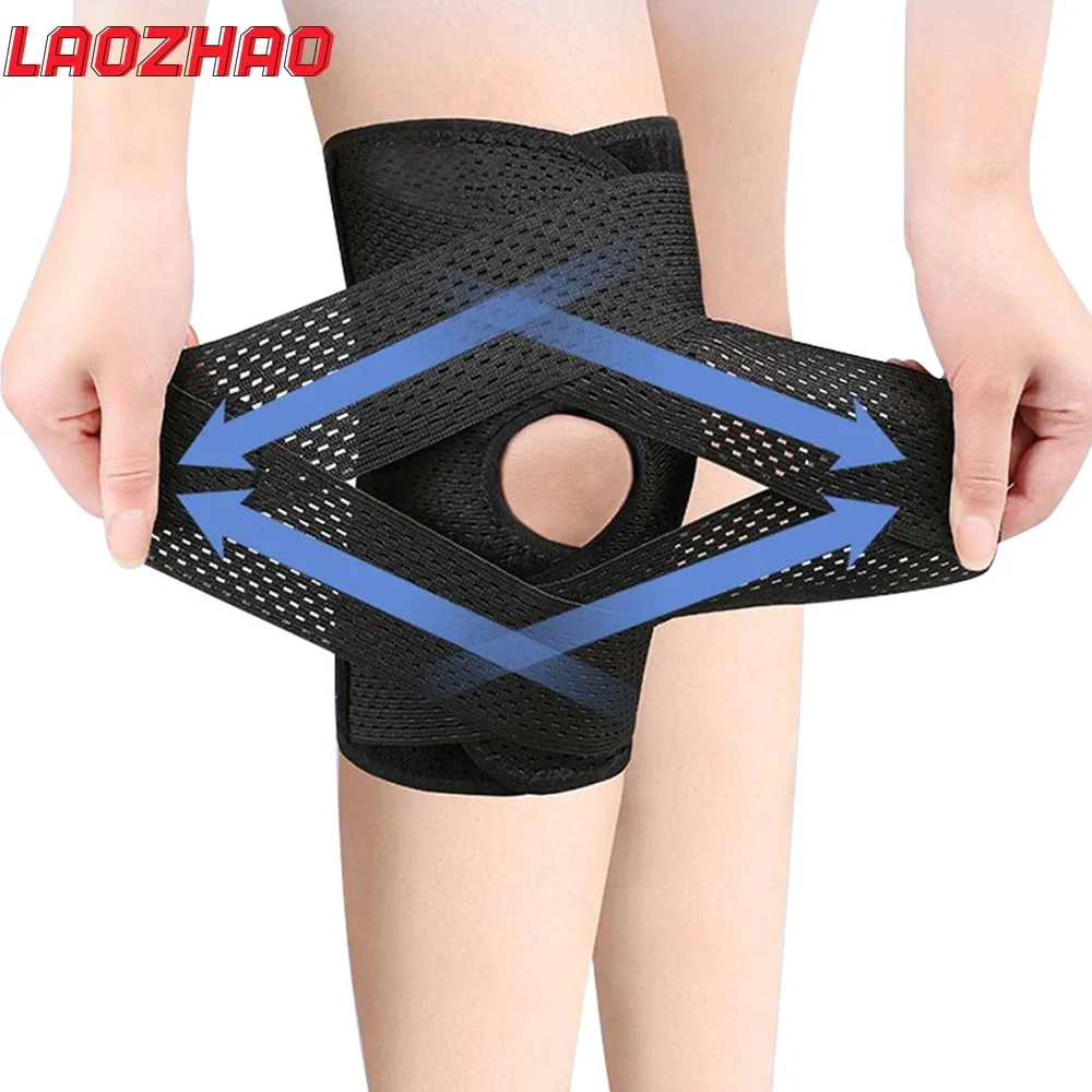 1PCS Knee Brace for Meniscus Tear Women & Men,Patellar Tendon Support Strap for Knees Pain Support & Fast Injury Recover,Workout