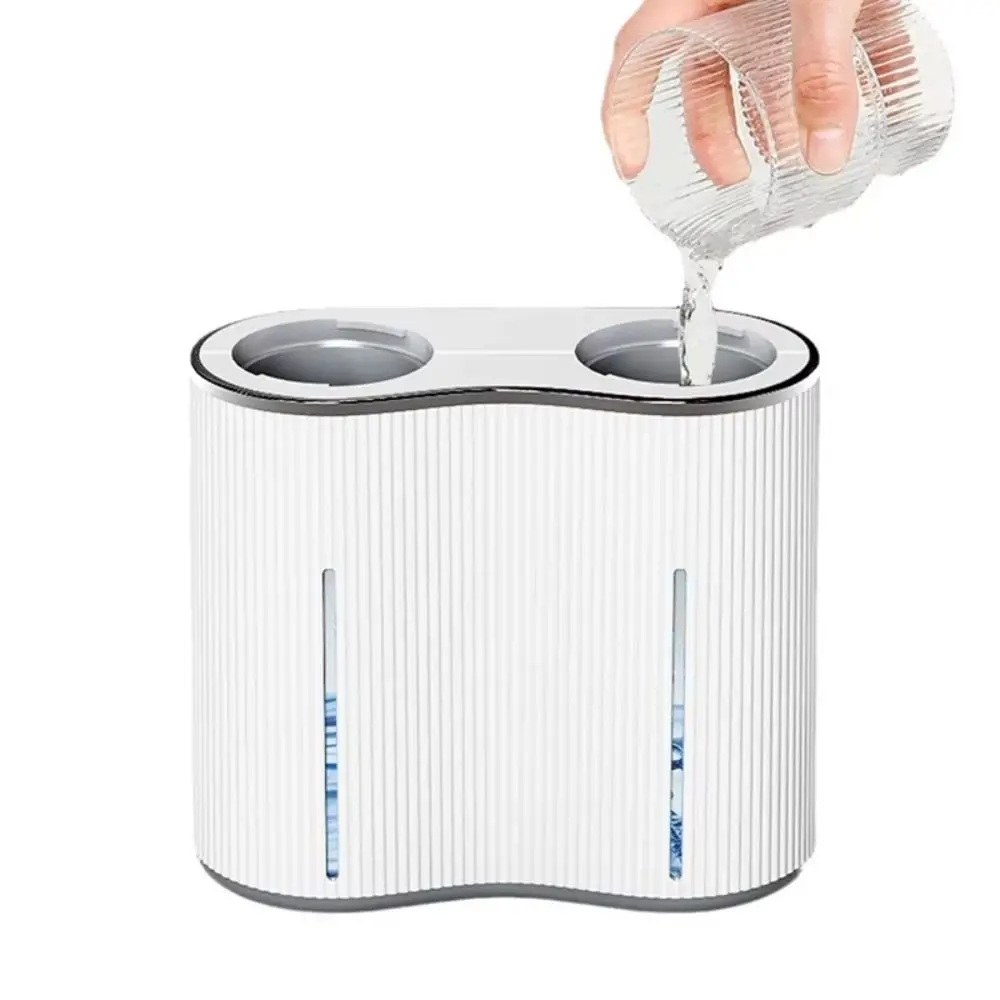 

Wall-Mounted Double-Head Soap Dispenser Infrared Sensor USB Rechargeable Automatic Soap Dispenser Automatic Operation