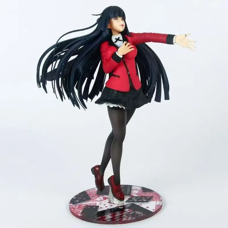 

Collection Anime Figures Jabami Yumeko PVC Model School Uniform Doll Action Figure Toys for Kids Girl Christmas Decoration