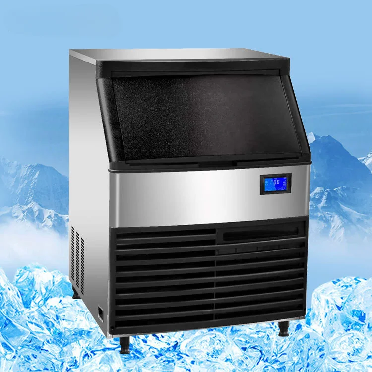 

Ice Maker 100kg Milk Tea Shop Bar KTV Hot Pot Automatic Square Ice Maker