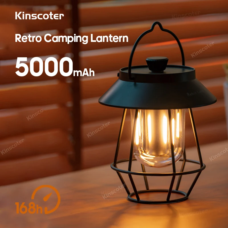 Portable Camping Lantern 3 Color Temperature High Brightness LED Lighting Waterproof Emergency Light Outdoor Camping Tent Tools