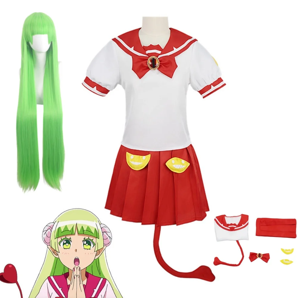 

Clara Valac Cosplay Costume Welcome to Demon School! Iruma-kun Clara Valac Top Skirt Suits Halloween Christmas Costumes
