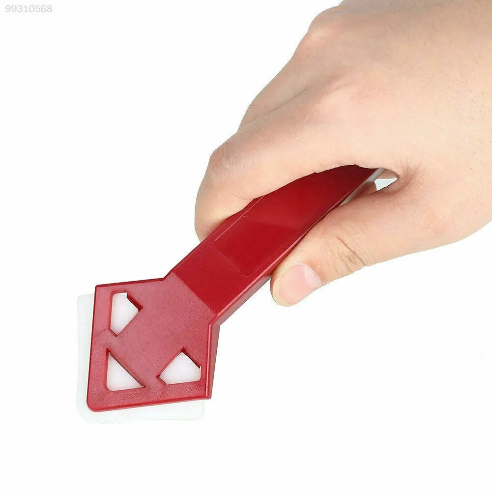 Sealant Grout Remover 2pcs/Set Versatile Caulking Finishing Set with Silicone Glass Cement Scraper and Remover