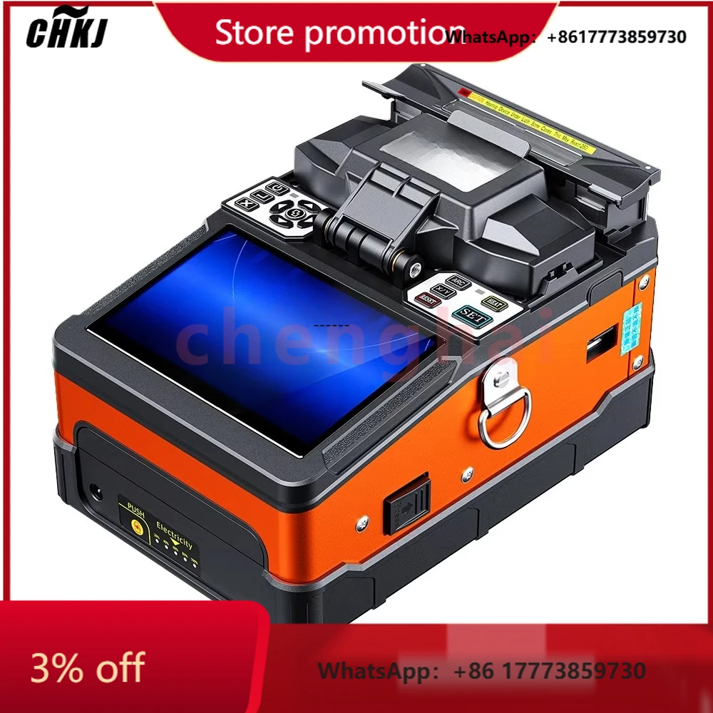 

CHKJ-2025NEWA-81S OEM Fiber Fusion Splicing Machine FTTH Automatic Intelligent Multifunctional Optical Fiber Splicer 1-Year Warr