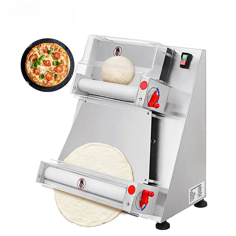 Mini Stainless Steel Commercial Industrial Bread Dough Press Roller Machine Pizza Dough Sheeter for home use