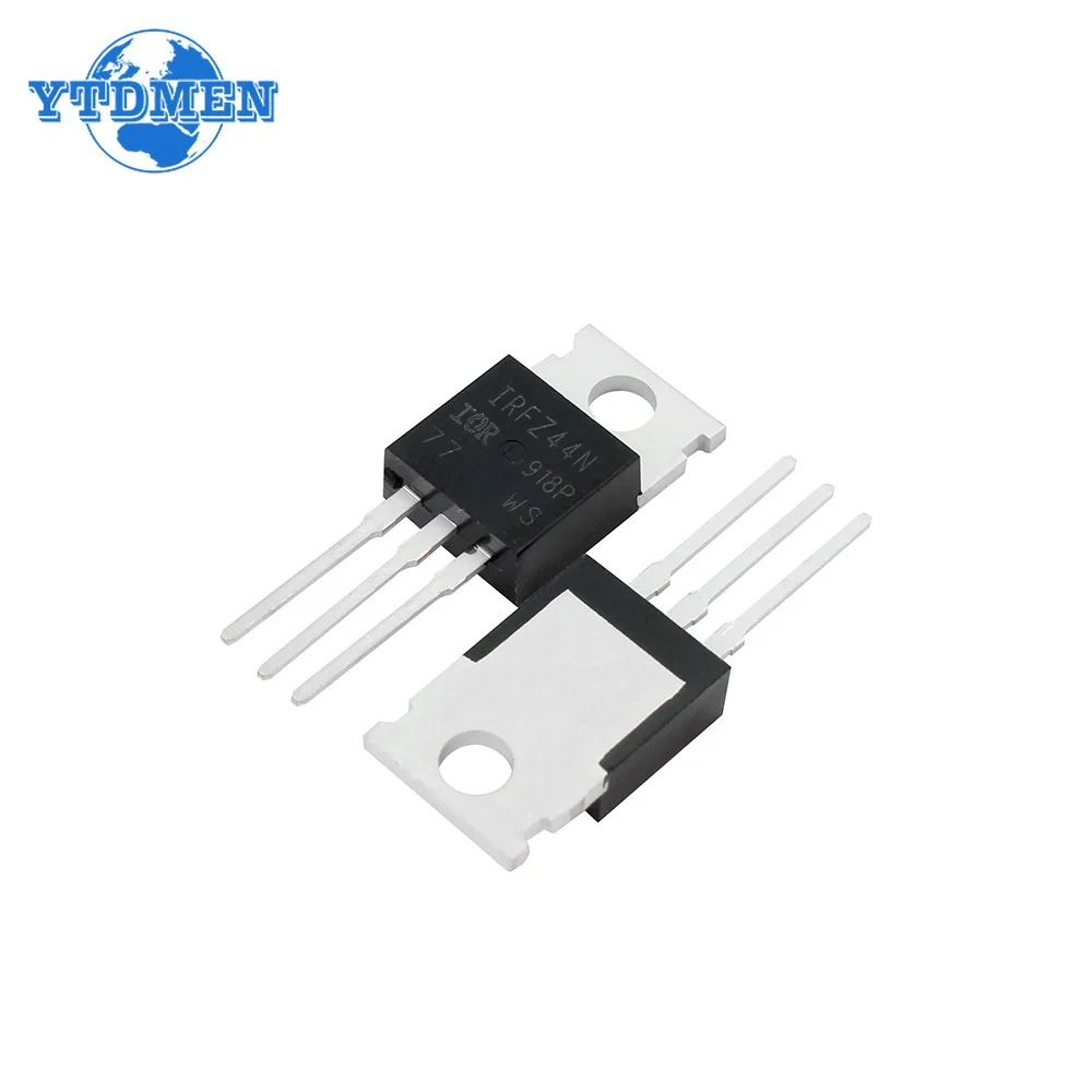 Transistor Mosfet IRFZ44N TO-220, transistores de alta potencia, IRFZ44NPBF, 49A, 55V, efecto de campo, 5/10 piezas