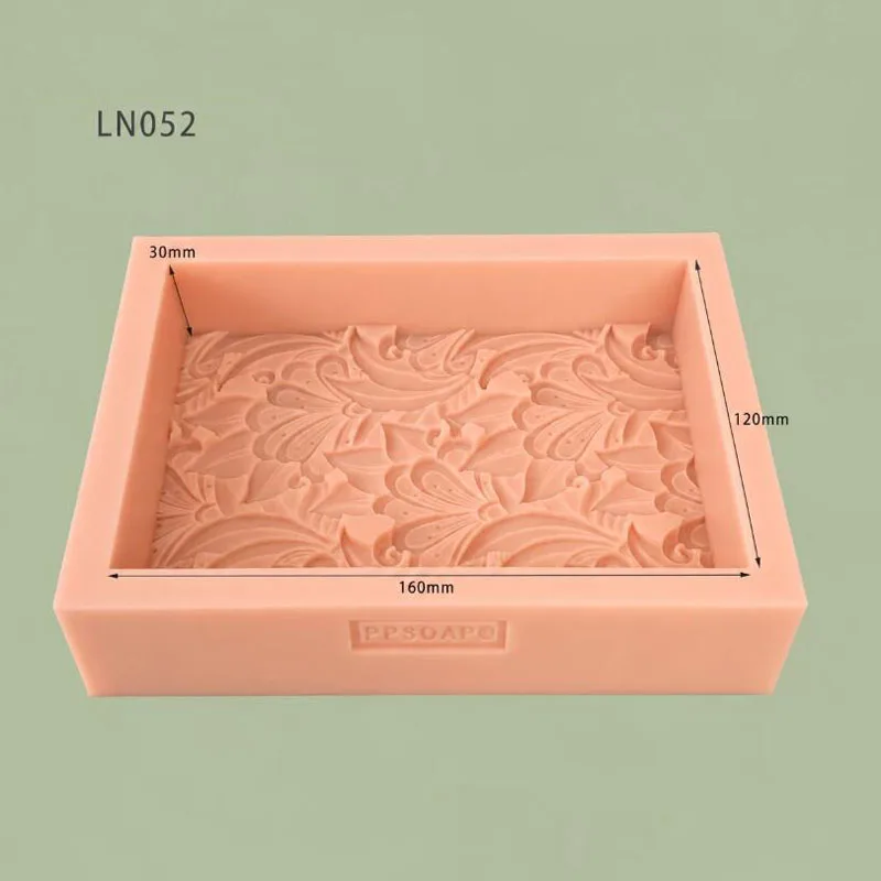 Food Grade Silicone Bread Loaf Mold Handmade Soft Baking Mold for Bread Cake Soap And Candle Making LN052