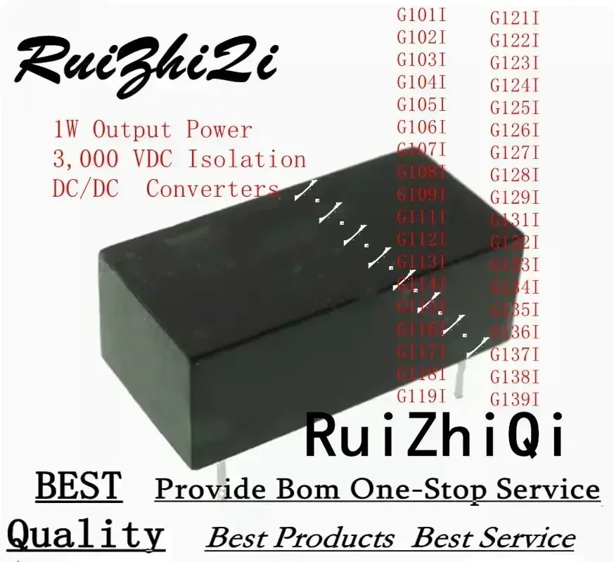 

10 шт./лот G101I G102I G103I G104I G105I G106I G107I G108I G109I G111I G112I G113I G114I G115I G116I G117I G118I G119I 1 Вт DC/DC