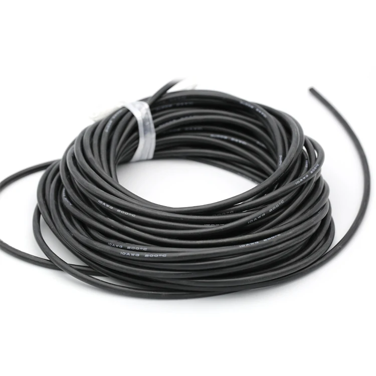 Silicone wire 8 10 12 14 16 18 20 24 26AWG high temperature power cord airplane model full core super soft