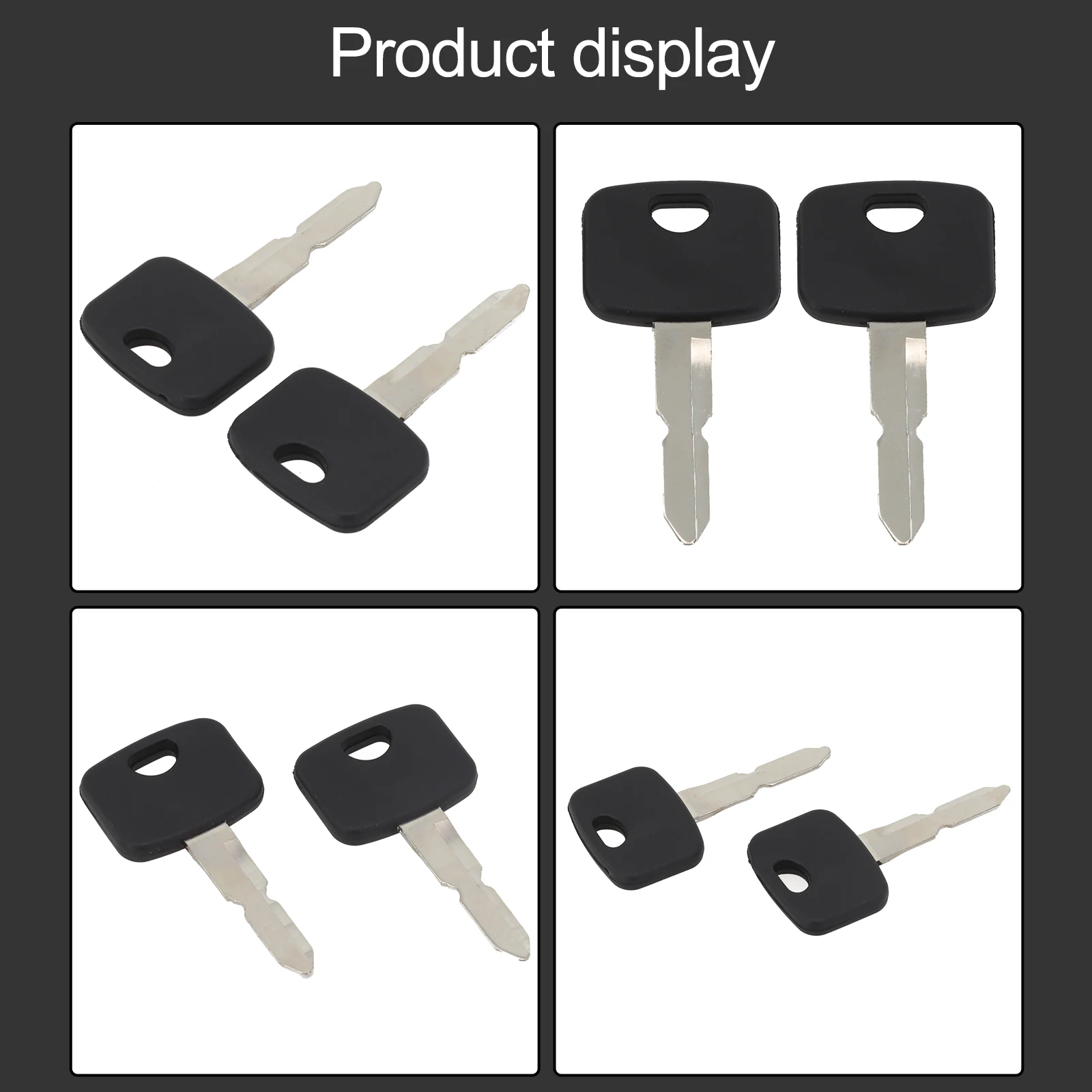 Garden Maintenance Black Silver Spare Ignition Keys Replacement Ignition Keys Secure Fit Smooth Operation Convenient Spare