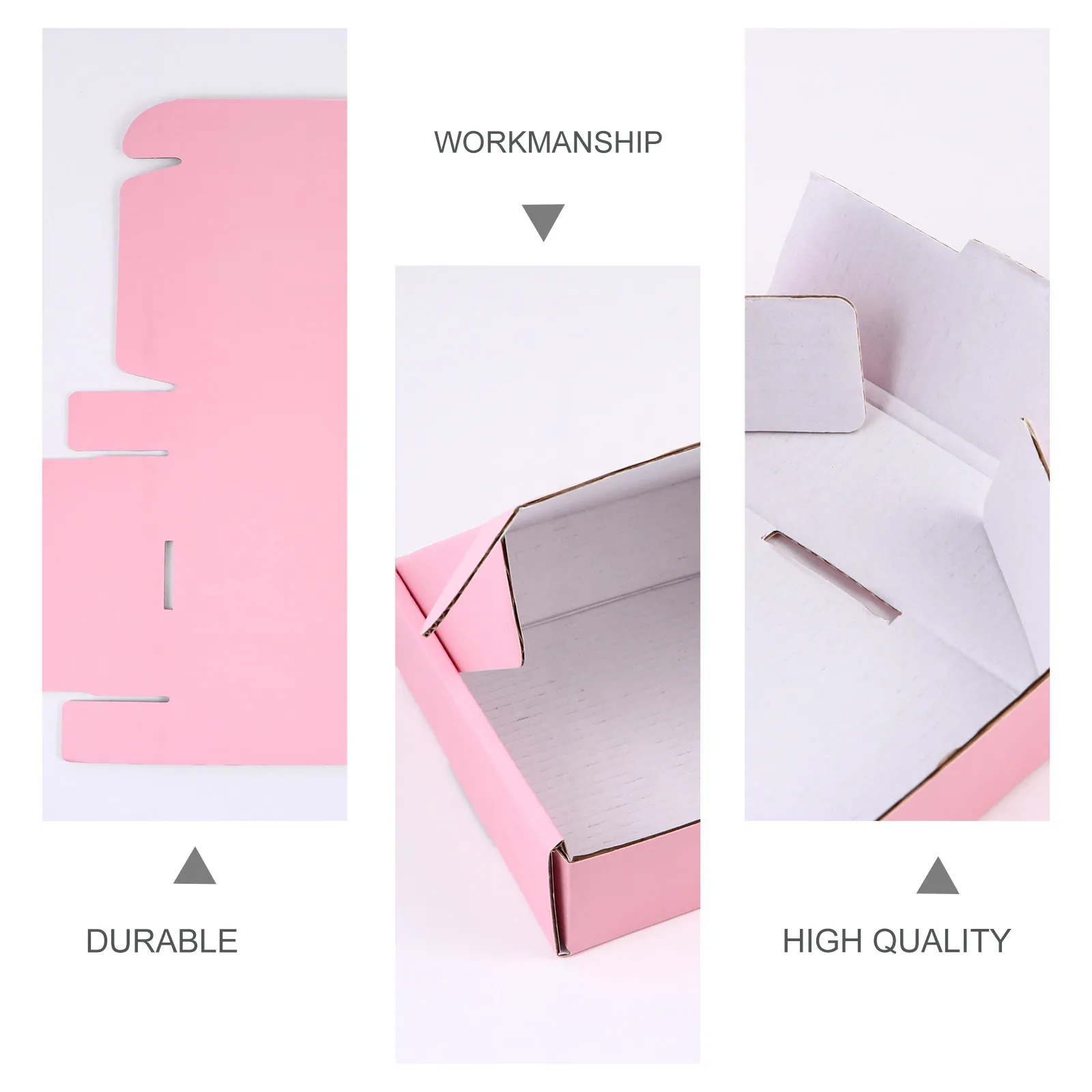 1Set Colored Airplane Boxes Durable Corrugated Board Drop Proof Moving Packing Storage Boxes Set Packaging Box