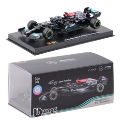 Bburago 1:43 Mercedes AMG 2021 W12 E Performance #44 Static Simulation Diecast Alloy Model F1 Racing Formula Car