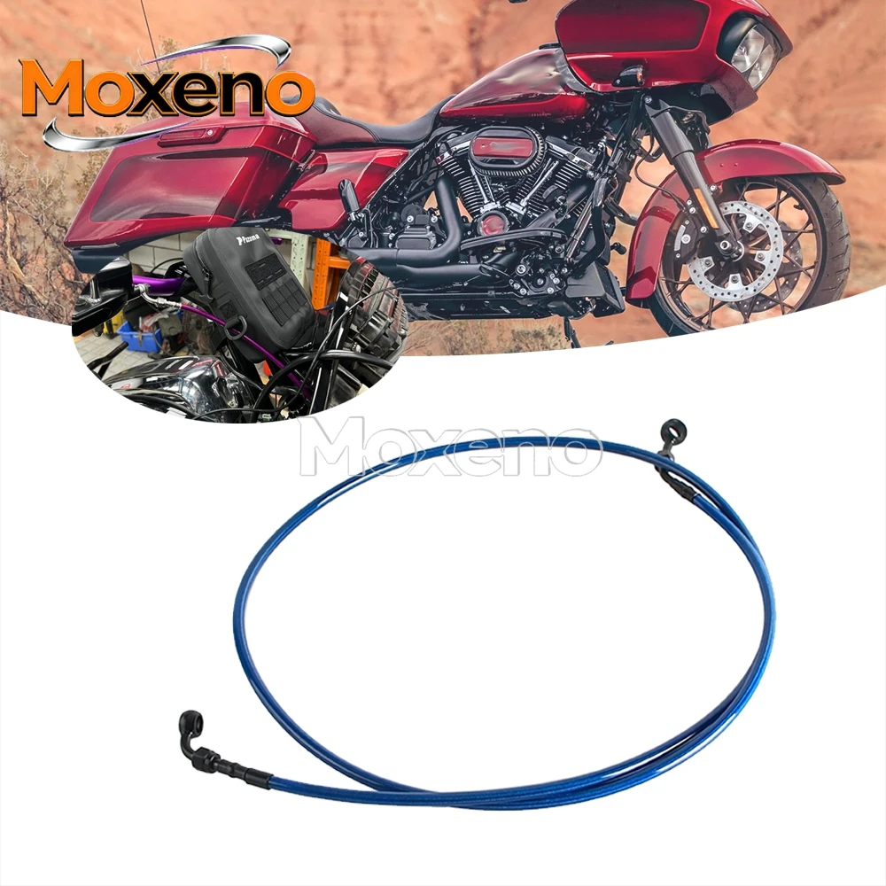 For Harley Road Glide Custom Special Limited Ultra CVO FLTR FLTRX FLTRXS FLTRXST FLTRXSE FLTRU FLTRUSE 15-23 Extended Brake Line