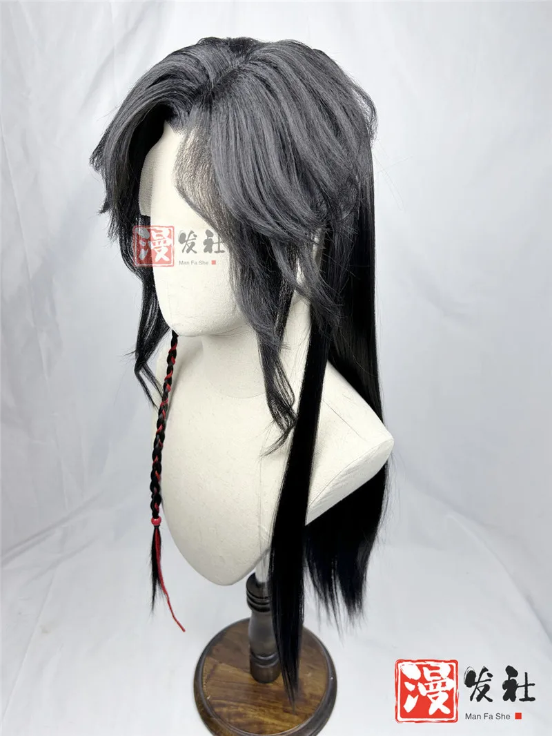 Styled Hua Cheng San Lang Cosplay Wigs Customized Cos Wig Tian Guan Ci Fu Heaven Official’s Blessing HuaCheng Cos Wigs Props