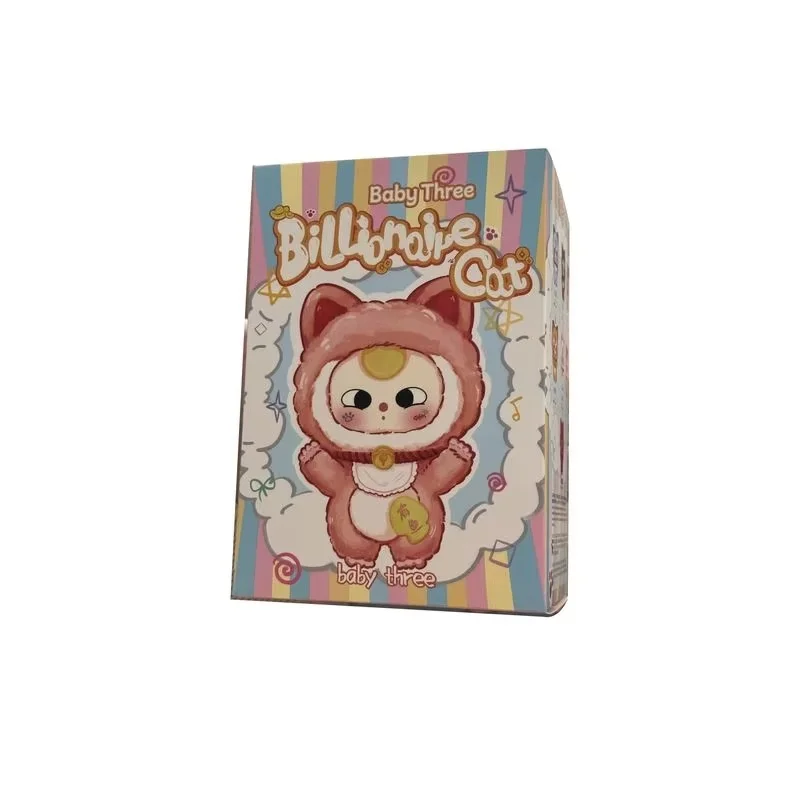 Kawaii الطفل ثلاثة الملياردير محظوظ القط صندوق أعمى اللعب صندوق الغموض Caixa Misteriosa أفخم دمية محشوة دمية لعبة للفتيات هدية