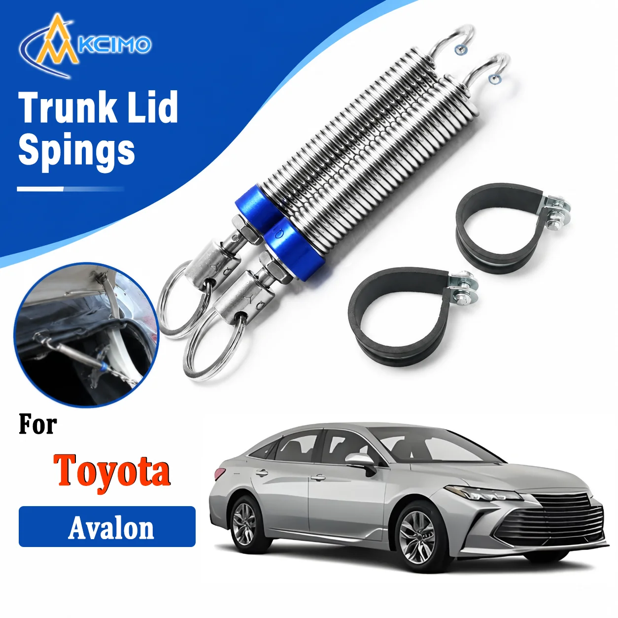 1/2Pcs Car Boot Lid Lifting Spring Metal Trunk Auto Lift Device For Toyota Avalon Car Trunk Lid Automatically Support Device