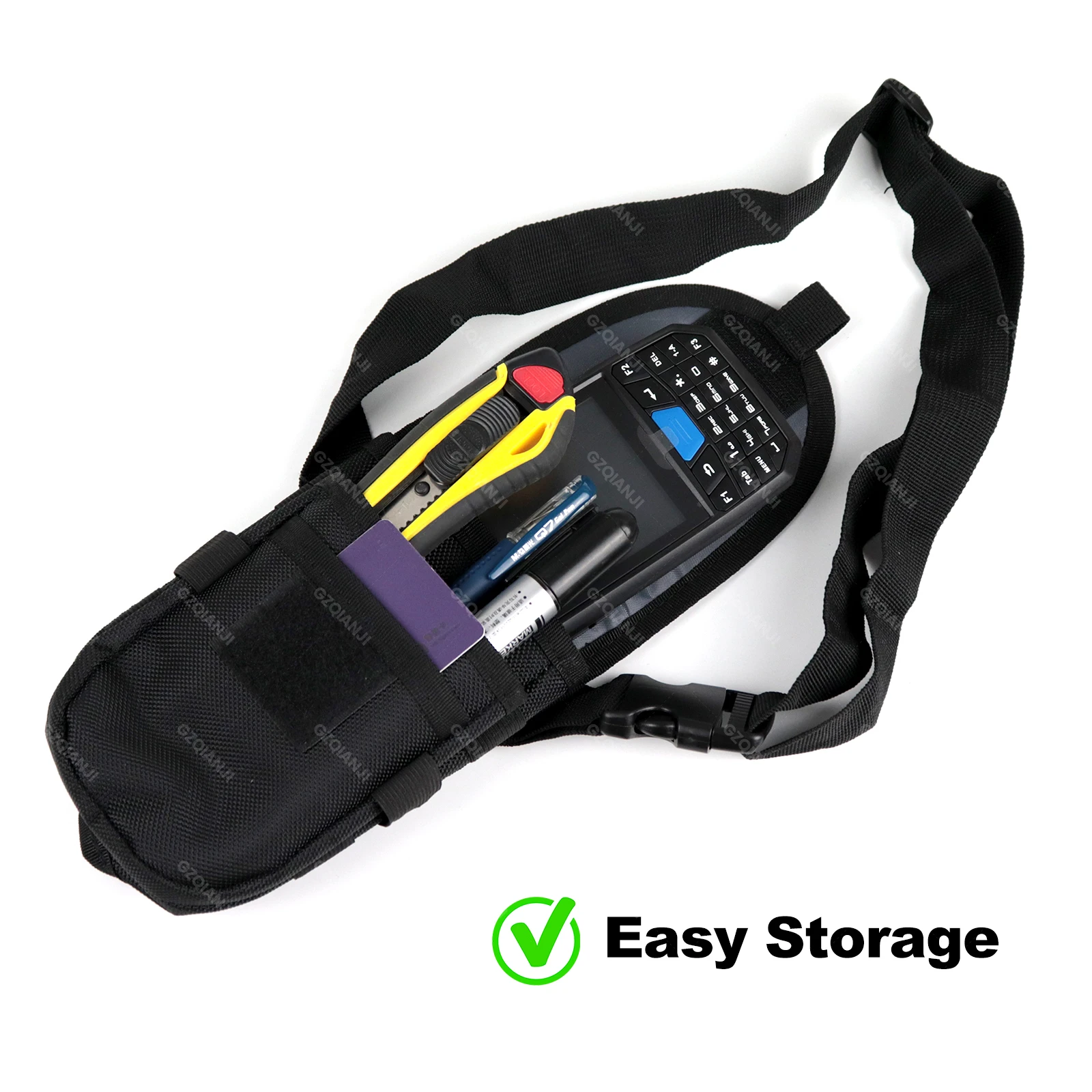 Waist Belt Case Bag for Android PDA Terminal Data Colector Outdoor Camping Nylon Pouch Holster Cover Holder for 4.7-7.2 Inch PDA