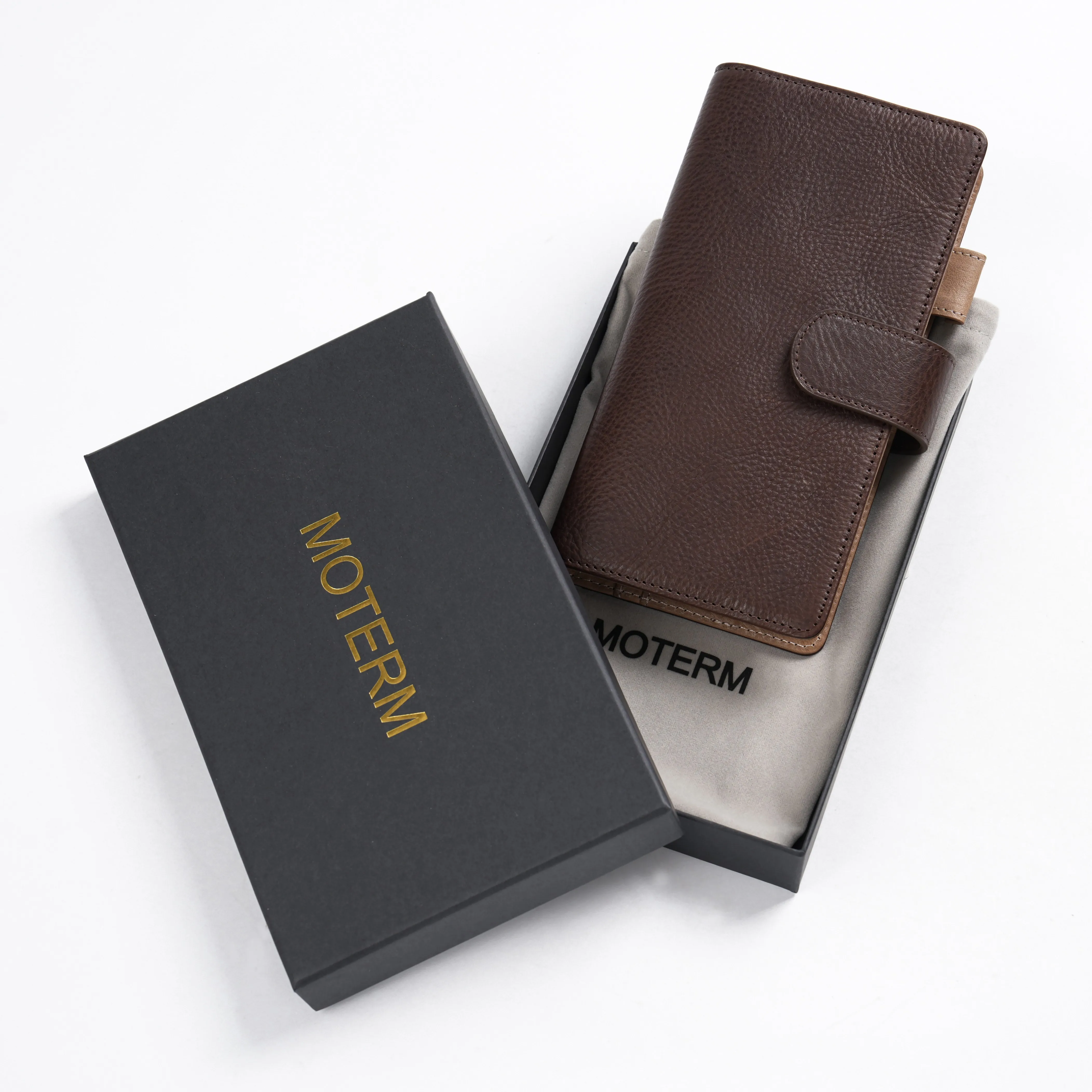 Moterm Weeks Elite Planner Cover for Hobonichi Weeks/ 대형 포켓 오거나이저가 없는 메가 베지터블 태닝 가죽 노트북