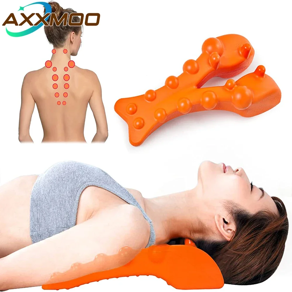 1Pcs Cervical Traction Device,Neck Stretcher for Neck Pain,Shoulder Stretcher,Trigger Point Massager Tool,Neck Relief Devices