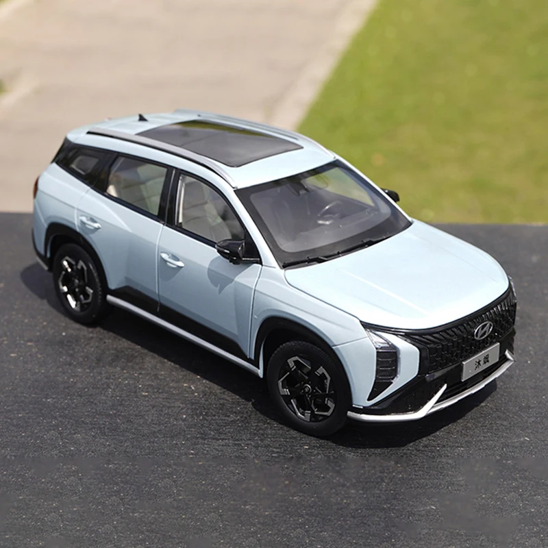 1:18 Scale Diecast Alloy Hyundai MUFASA IX35 Upgraded SUV Toys Cars Model Classic Adult Collectible Souvenir Gift Static Display