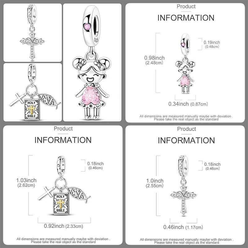 3-teiliges Charm-Perlen-Set, bunte Emaille-Tier-, Blumen- und Herz-Anhängerperlen für DIY-Armband, Halskette, Schmuckherstellung, Geschenk für Frauen und Mädchen – Detail 23