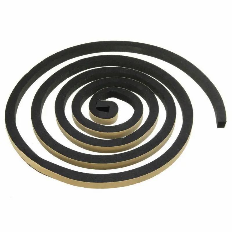 Selbstgummi-Klebe-Schwamm-Dichtungsstreifen, Dicke 1–10 mm Breite, 5–50 mm Länge, 2–10 m, selbstklebende Anti-Kollisions-Dichtung aus schwarzem EVA-Schaum – Detail 3