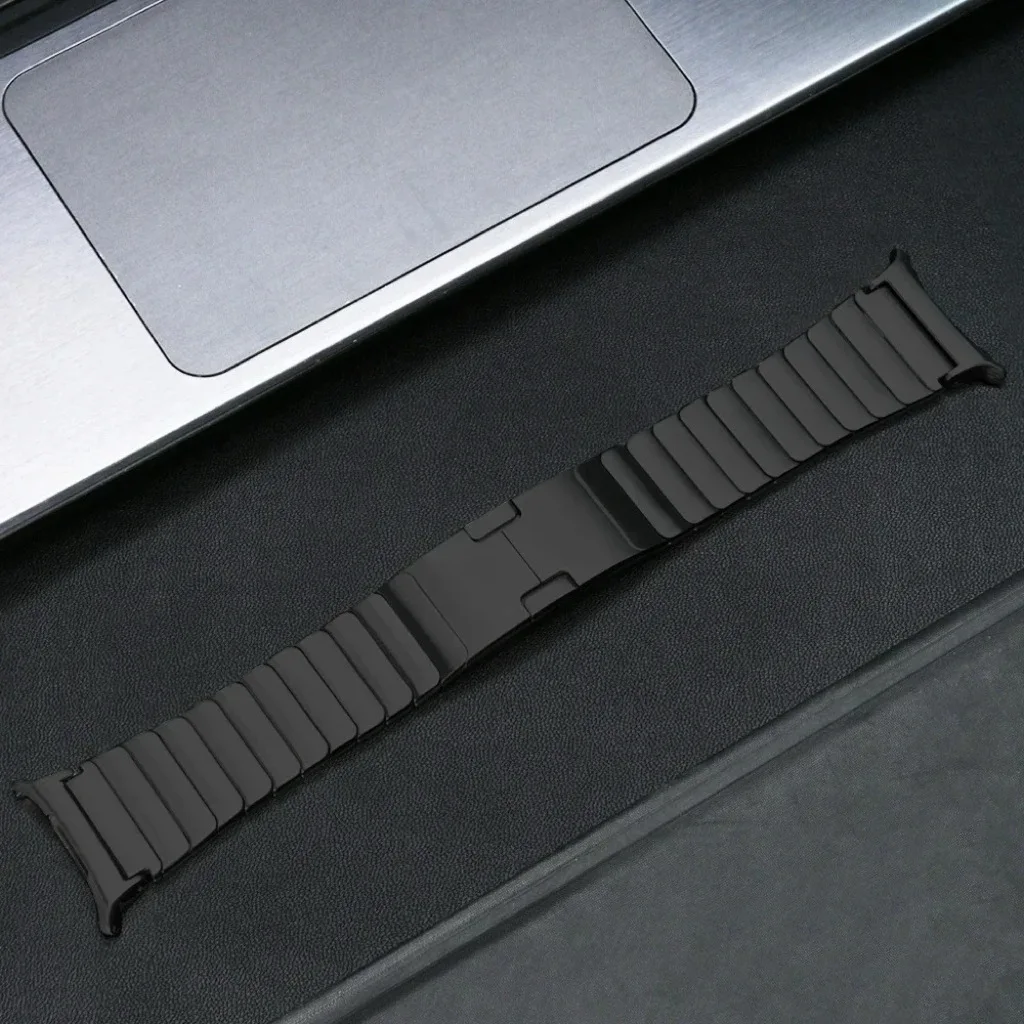 حزام فاخر من الفولاذ المقاوم للصدأ لساعة سامسونج جالاكسي الترا 2025 سوار معدني لساعة جالاكسي 8/8 سوار معصم كلاسيكي كوريا #3