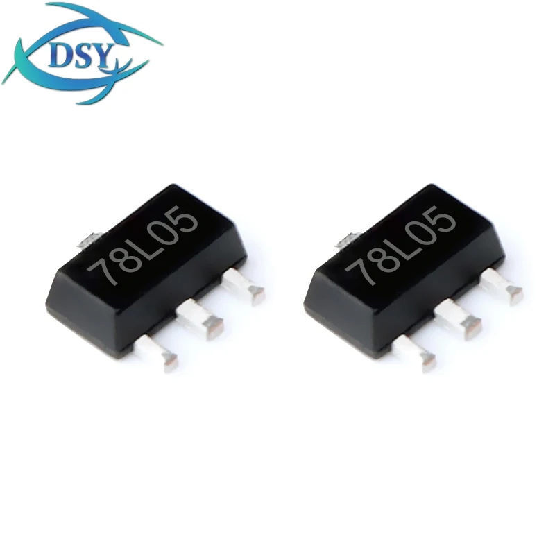 20PCS 78L05 Voltage Regulator IC SOT-89 L78L05 7805 SMD