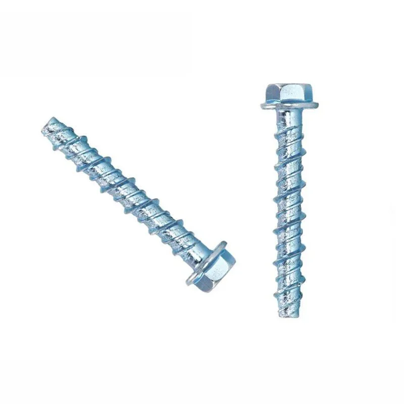 10Pcs Self Tapping Screws Set Hexagonal Self Cutting Anchor Bolt Concrete Cement Self-cutting Screw Expansion Nail Screws Kit M6