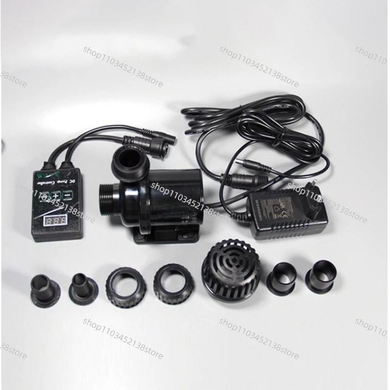 DC Aquarium Variable Frequency Submersible Pump Fish Tank Bottom Suction Fish Tank Submersible Filter Pump