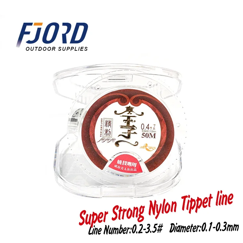 FJORD Extra Strong Fishing Line Invisible Fluorocarbon Nylon Fishing Wire Monofilament Line Thread Sea Fishing Supplies Items