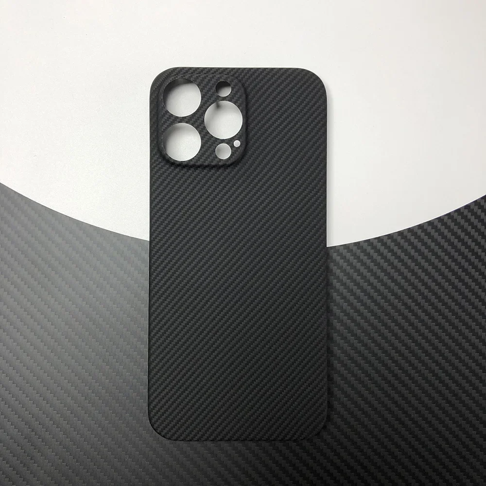 Phone black case for Apple iPhone 16 Pro Max ip16pm 16pm Kevlar case real Aramid Carbon Fibe case Geometric lightweight 01