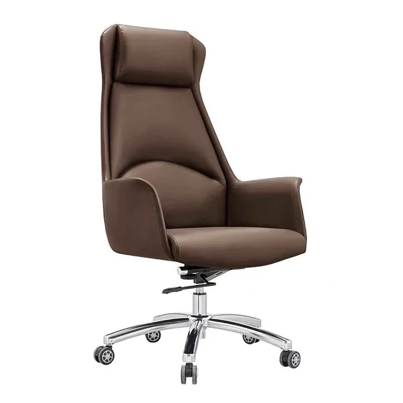 Asiento silla de oficina Base giratoria diseñador Gaming lujo respaldo moderno reposabrazos naranja sillas reposacabezas Cadeiras muebles de dormitorio