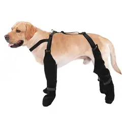 Dog Boots Dog Snow Boots Adjustable Breathable Shoes With Wide Opening Waterproof Suspender Boots For Small And Medium Sized Dog