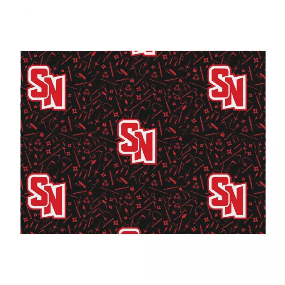 

Collects all sword tools of a ninja sn- art logo Throw Blanket Soft Big for sofa Warm Bed covers Blankets