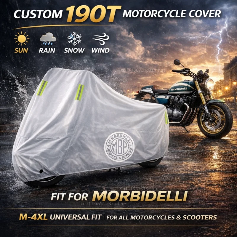 

For Morbidelli T 1002 VX 502 250X 125X Motorcycle Cover Waterproof Heavy Duty Outdoor Rain Dust Sun Protector