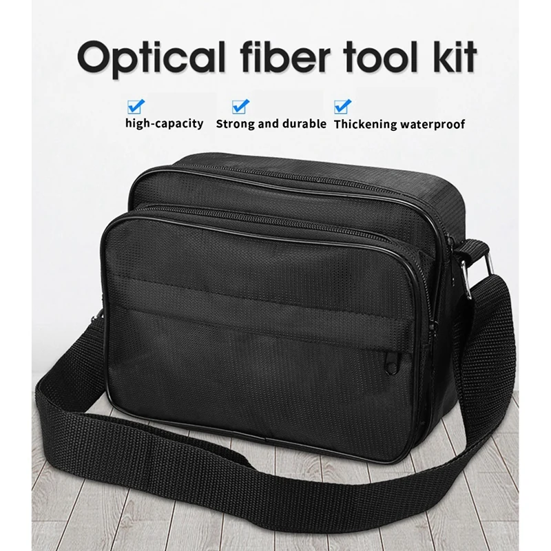 FTTH Special Tool Kit Fiber Optic Tool Empty Package Hardware / Network Tools Storage Bag 24Cmx10cmx18cm(Empty Package)