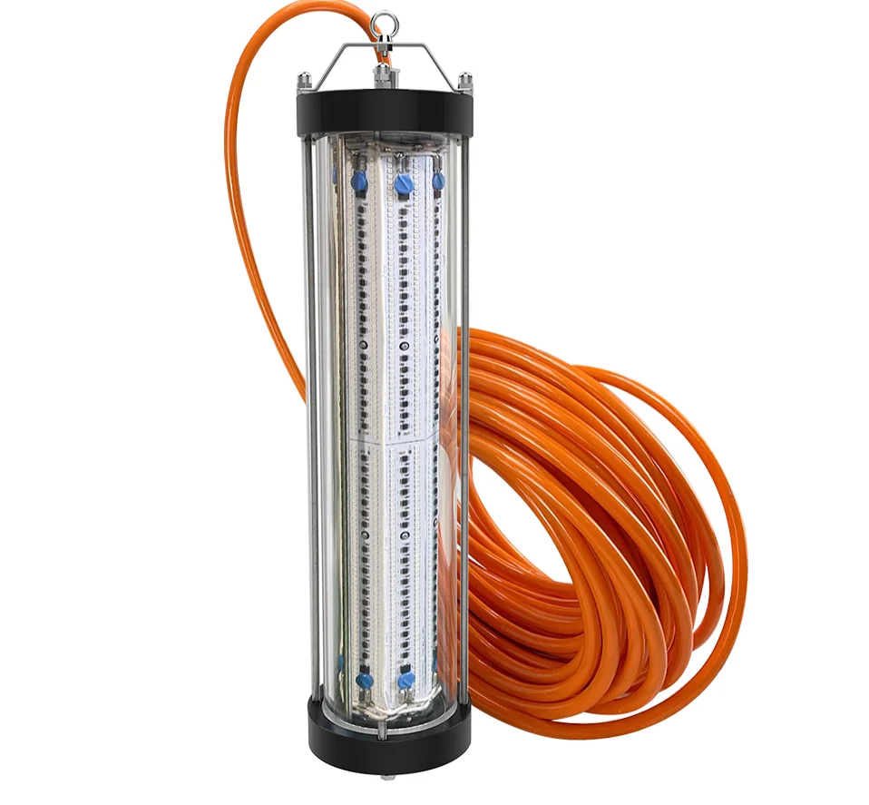 

Underwater Fishing Led Light 3000W High Lumen IP68 Waterproof Squid Boat Fishing Light Used By Deep Sea Fish Schools