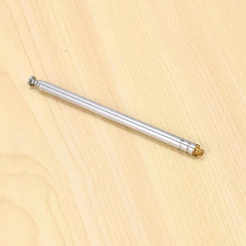4X RC Model Car 5 Silver 5 Section 3 Mm External Threaded Expansion Antenna