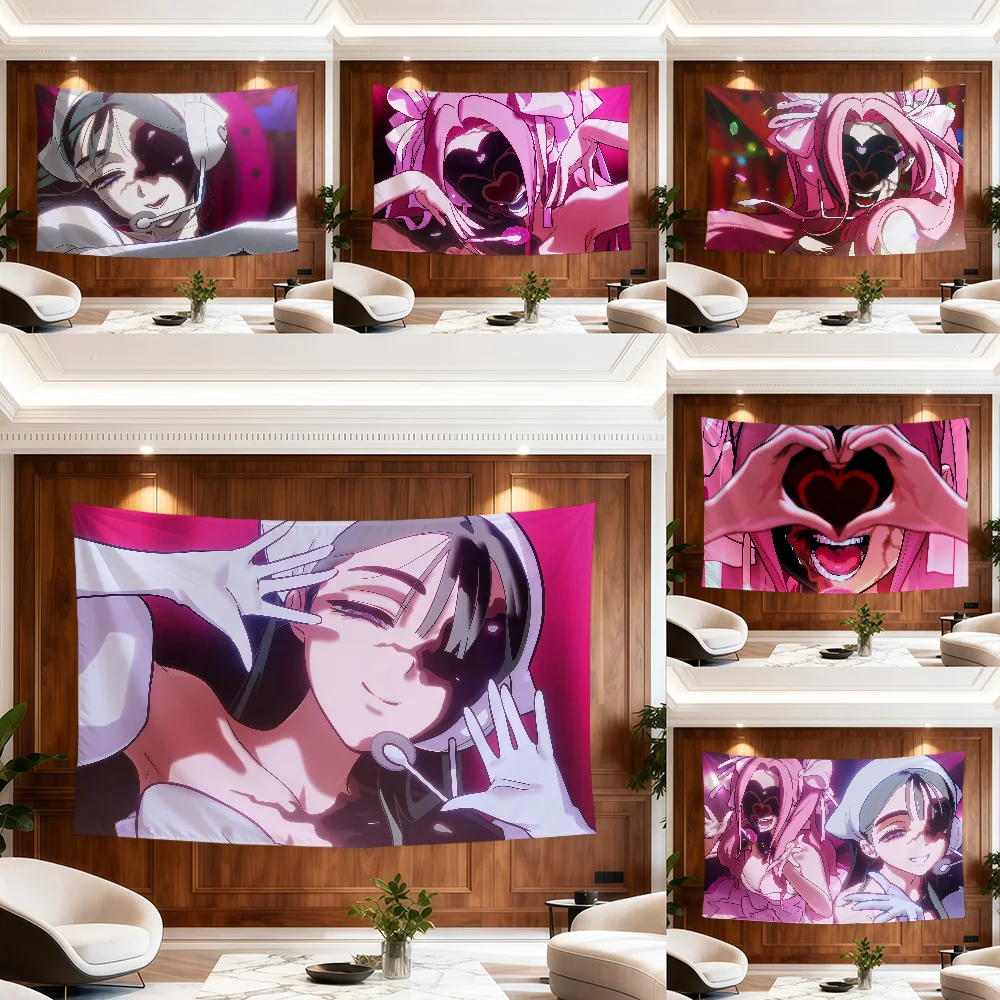 anime Cool tv Zombie a-ALIEN Stage flag hogar For Room Dorm Camping Party Picnic Decoration Gift Banner Garage Wall Hanging