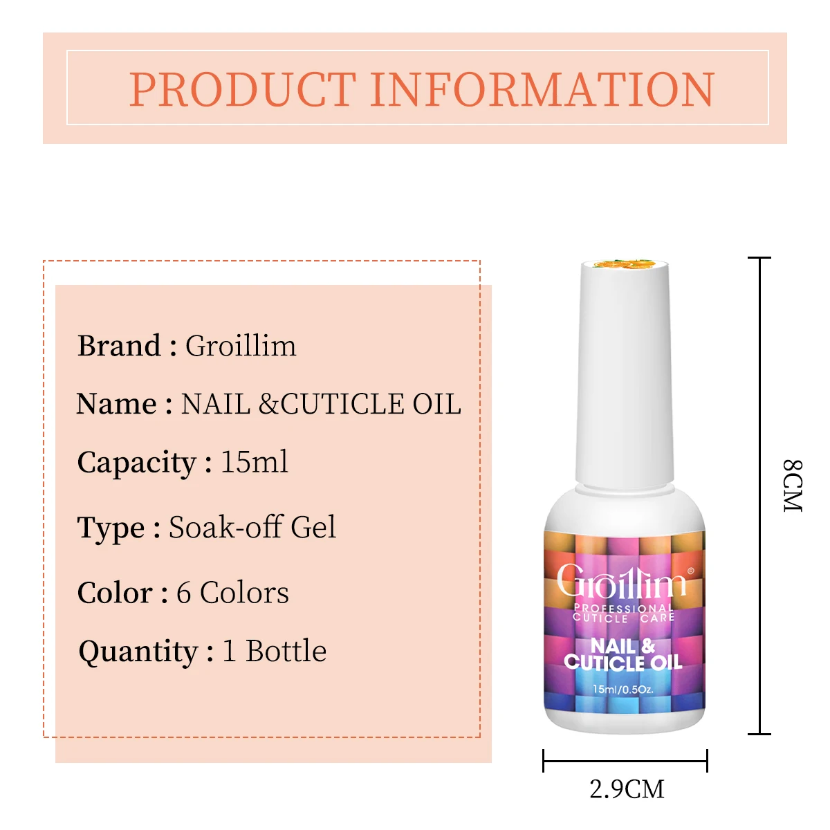 Aceite hidratante fortalecedor de uñas, cuidado nutritivo, acabado brillante, protección fortalecedora, suave en todos los tonos de piel, instantáneo