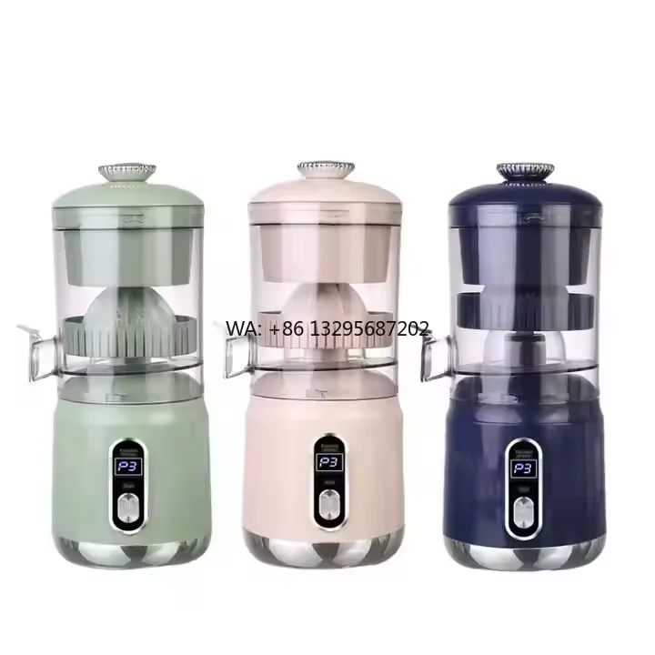 

Portable Intelligent USB Charging Mini Fruit Juicer Electric Orange Lemon Juicer Low-Noise Slow Cooling Feature Juicer Blender