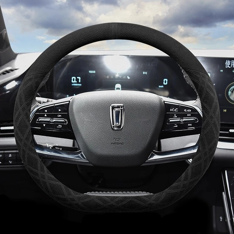 Leather Car Steering Wheel Cover for Faw Besturn B70 B50 T77 T55 T99 T90 Accessories