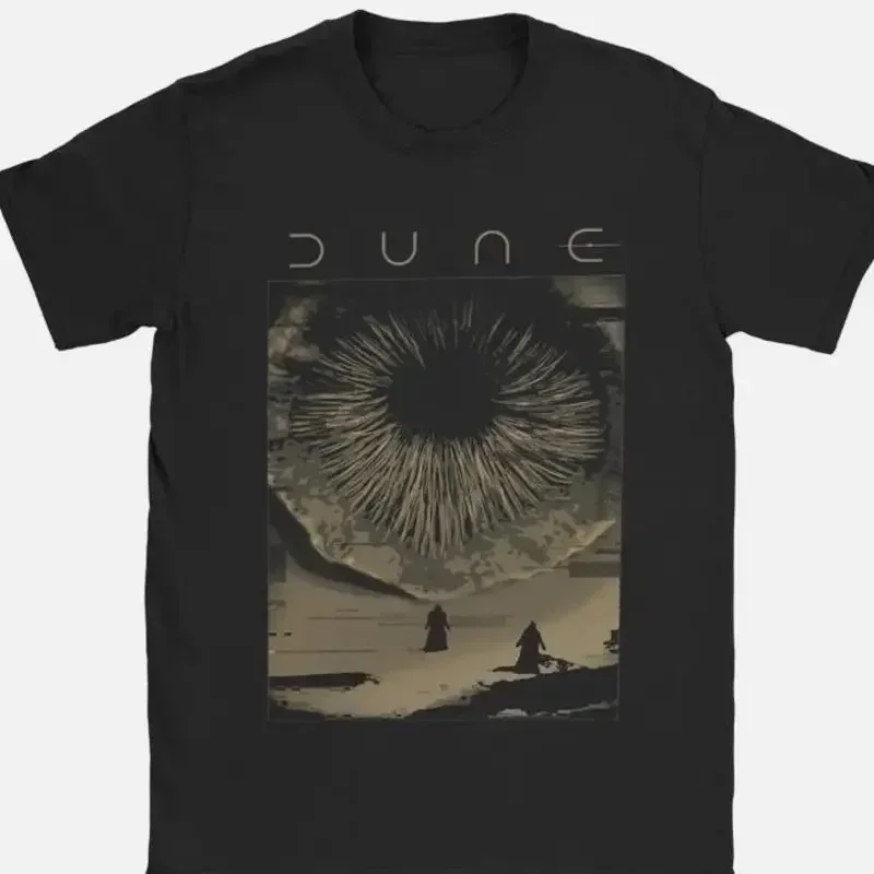 Men's T Shirt Dunes Big Sandworm Poster Hipster Pure Cotton Short Sle