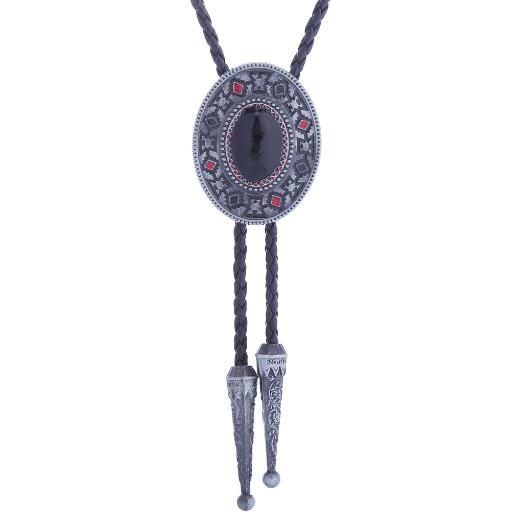 Totem indiano bolo tie western cowboy retro bolo tie