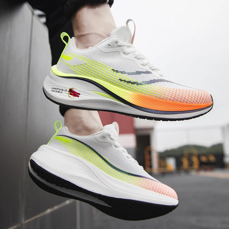 

Fashion Running Shoes Men Sneakers Tenis Luxury Shoes Couple's Super Light Breathable Shoes Sports Blade Cushioning Jogging