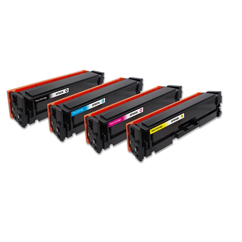 4 pack Compatible Toner Cartridges for HP 203A CF540A-CF543A For LaserJet Pro M254 M254nw M254dw M254dn M281 M281cdw M281fdw