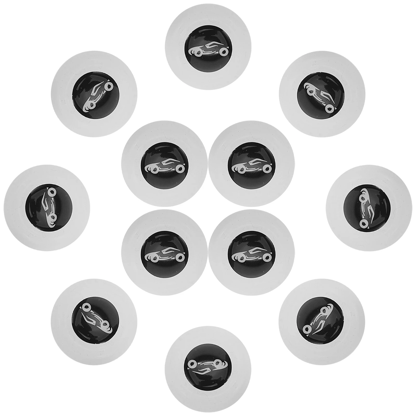 

12 Pcs Car Door Pads Automobile Protection Refit Anti Scratch Edge Guards PVC Durable Glow Reduction