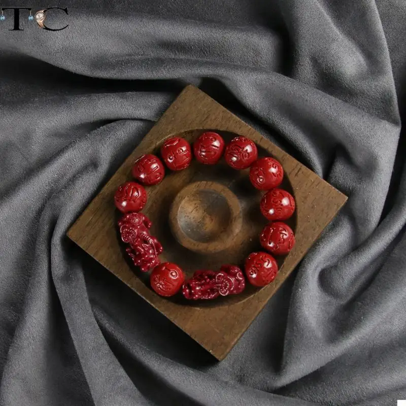 Solid Wood String Notches Design Display Tray Jewelry Hand Ornaments Display Pedestal Beads Bracelet Display Props